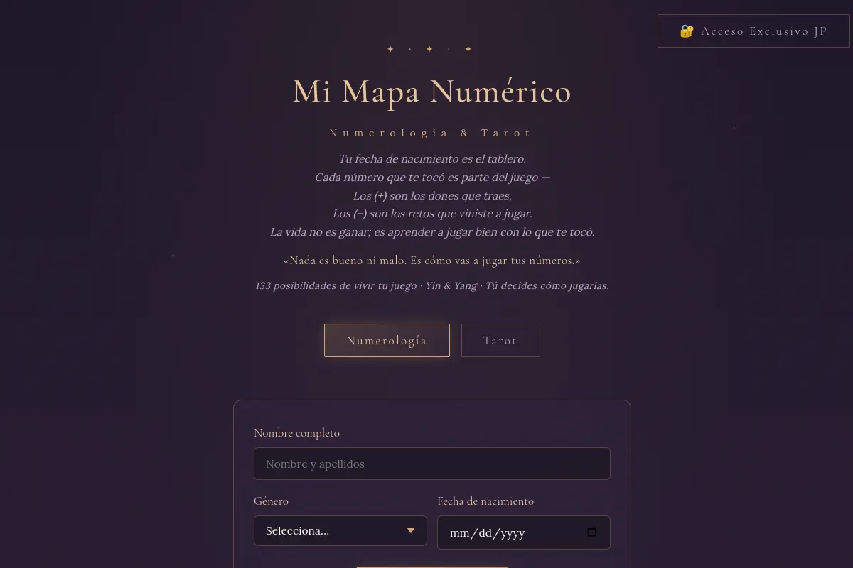 Mi Mapa Numérico